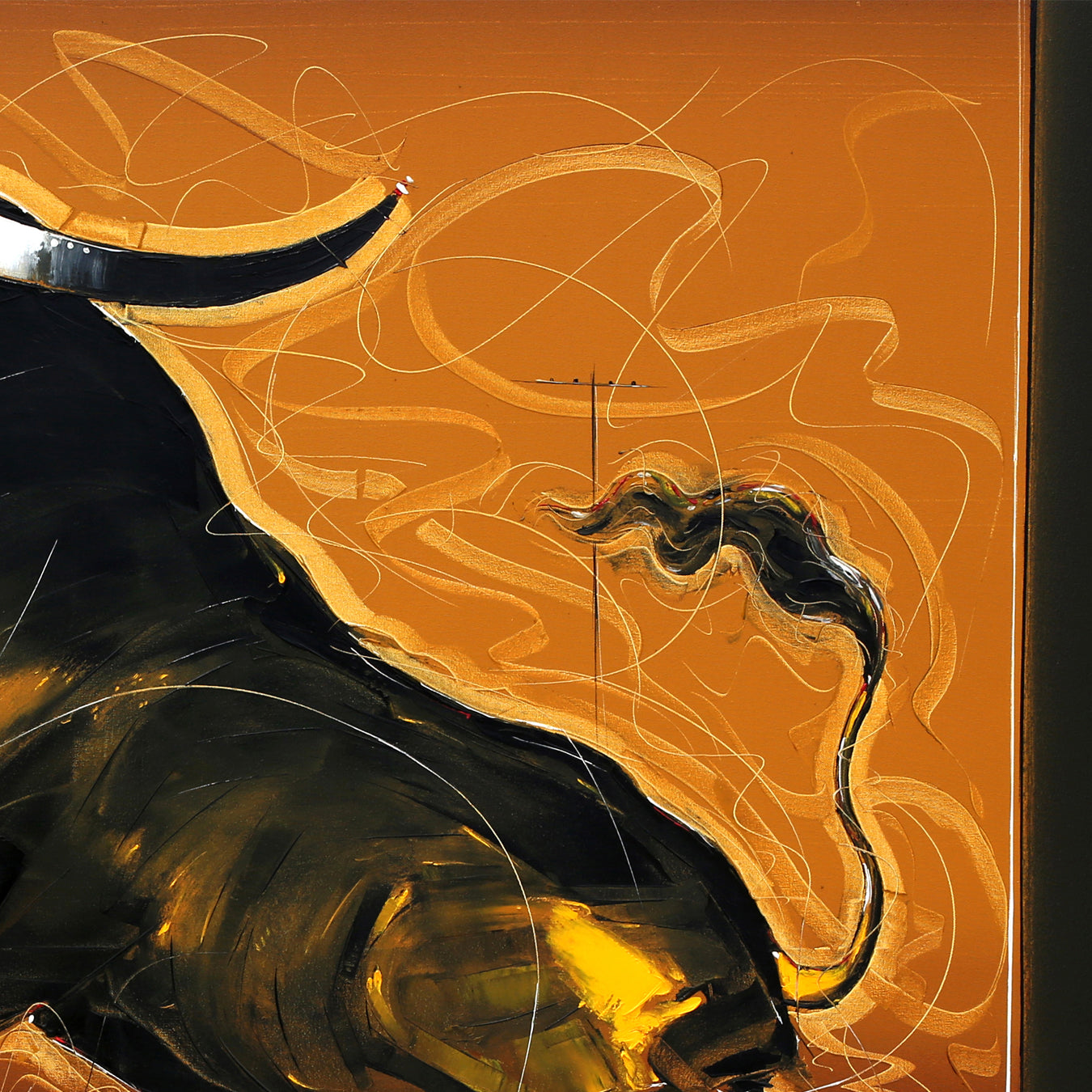 Bull-112 - SUJITH KUMAR GS MANDYA Art Studio Gallery (SKGSM Art Studio Gallery)