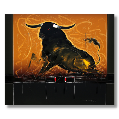 Bull-112 - SUJITH KUMAR GS MANDYA Art Studio Gallery (SKGSM Art Studio Gallery)