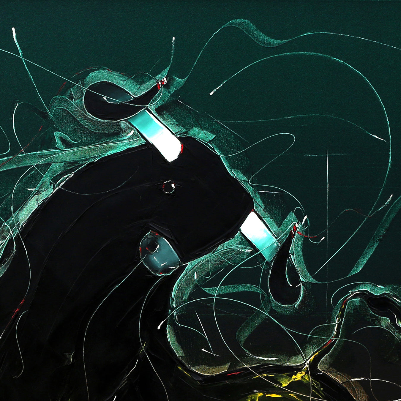 Bull-113 - SUJITH KUMAR GS MANDYA Art Studio Gallery (SKGSM Art Studio Gallery)