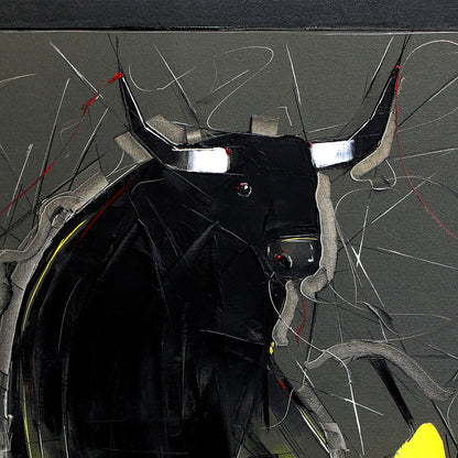 Bull-115 - SUJITH KUMAR GS MANDYA Art Studio Gallery (SKGSM Art Studio Gallery)