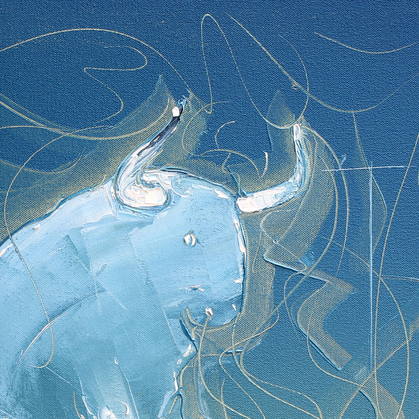 Bull-96 - SUJITH KUMAR GS MANDYA Art Studio Gallery (SKGSM Art Studio Gallery)