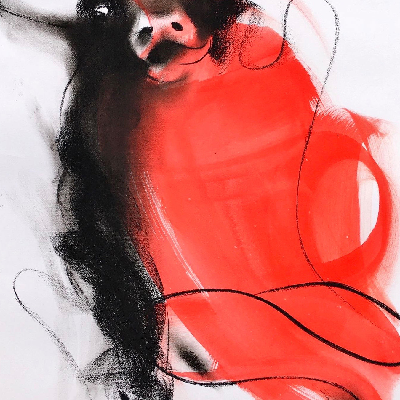 Bull-976 - SUJITH KUMAR GS MANDYA Art Studio Gallery (SKGSM Art Studio Gallery)