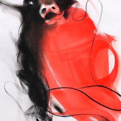 Bull-976 - SUJITH KUMAR GS MANDYA Art Studio Gallery (SKGSM Art Studio Gallery)