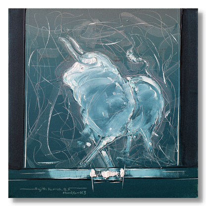 Bull-97 - SUJITH KUMAR GS MANDYA Art Studio Gallery (SKGSM Art Studio Gallery)