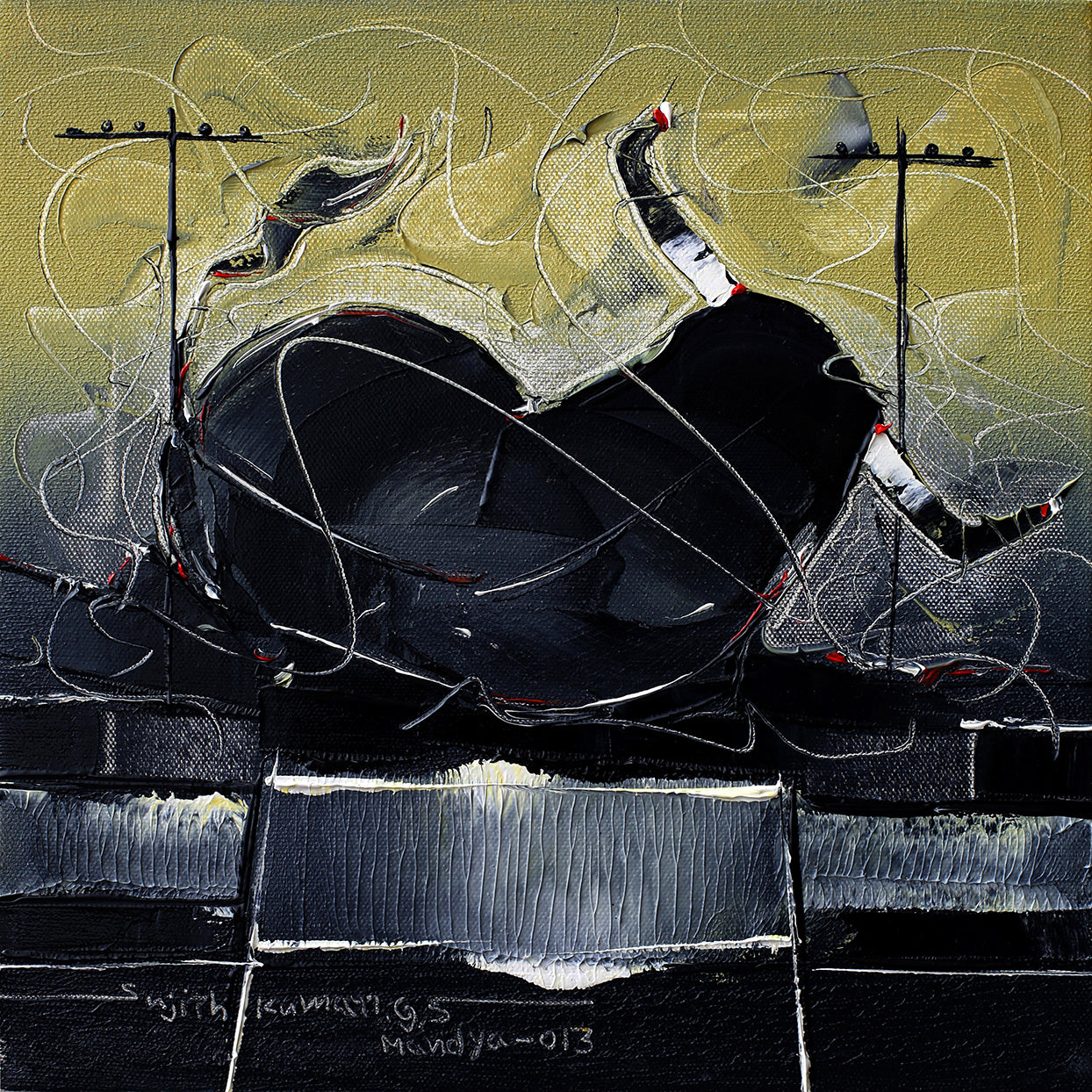 Bull-98 - SUJITH KUMAR GS MANDYA Art Studio Gallery (SKGSM Art Studio Gallery)