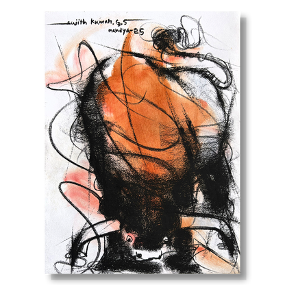 Bull-995 - SUJITH KUMAR GS MANDYA Art Studio Gallery (SKGSM Art Studio Gallery)