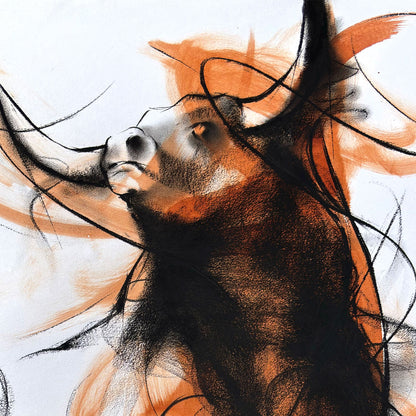 Bull-998 - SUJITH KUMAR GS MANDYA Art Studio Gallery (SKGSM Art Studio Gallery)