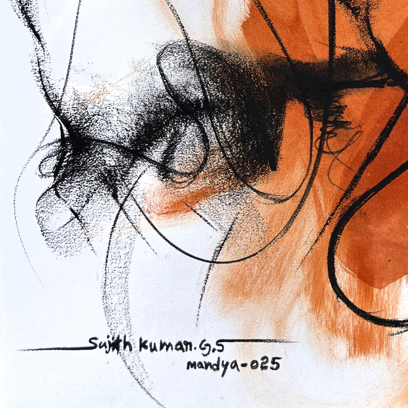 Bull-998 - SUJITH KUMAR GS MANDYA Art Studio Gallery (SKGSM Art Studio Gallery)