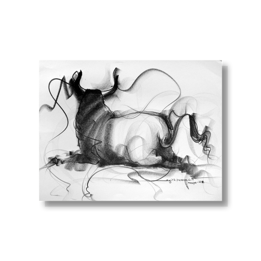 Bull Drawing-100
