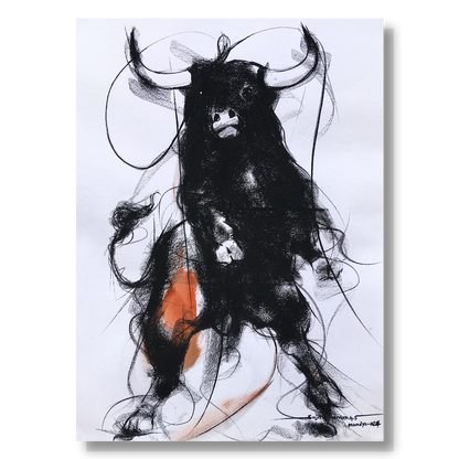 Bull Drawing-986