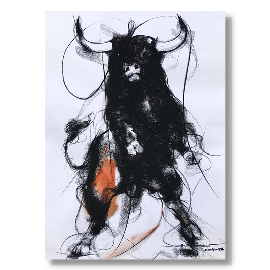 Bull Drawing-986