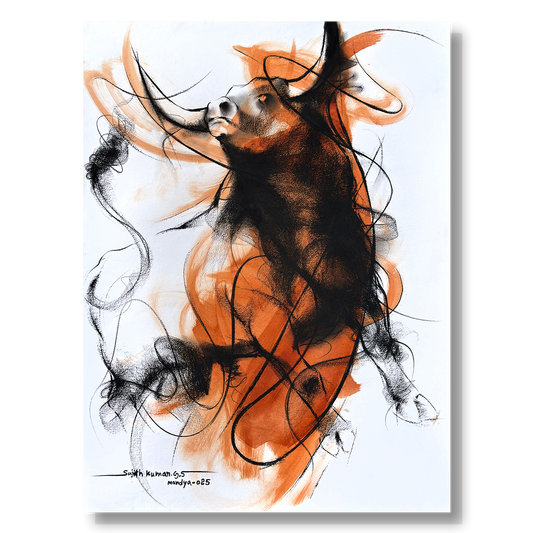 Bull Drawing-998
