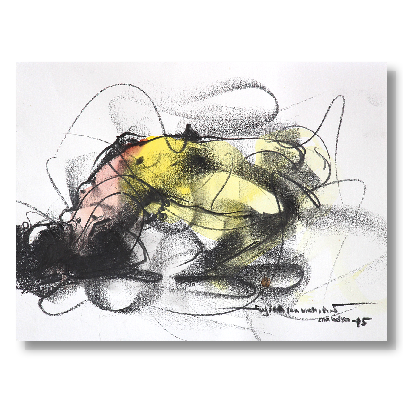 Nude Drawing-163 - SUJITH KUMAR GS MANDYA Art Studio Gallery (SKGSM Art Studio Gallery)