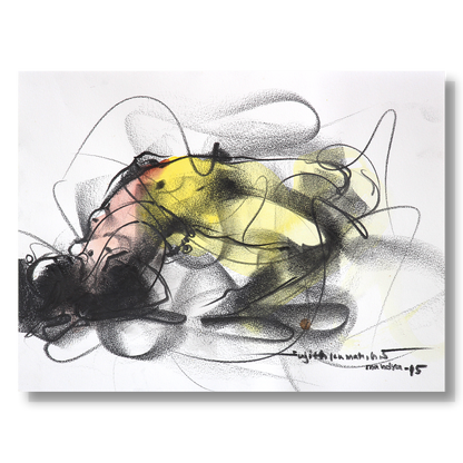 Nude Drawing-163 - SUJITH KUMAR GS MANDYA Art Studio Gallery (SKGSM Art Studio Gallery)
