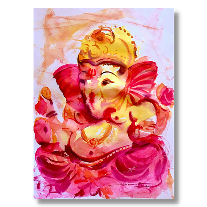 Ganesha-29 - SUJITH KUMAR GS MANDYA Art Studio Gallery (SKGSM Art Studio Gallery)