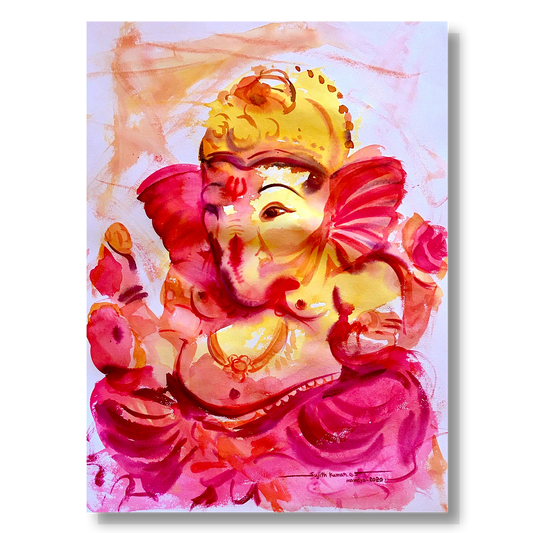 Ganesha-29 - SUJITH KUMAR GS MANDYA Art Studio Gallery (SKGSM Art Studio Gallery)