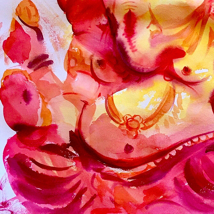 Ganesha-29 - SUJITH KUMAR GS MANDYA Art Studio Gallery (SKGSM Art Studio Gallery)