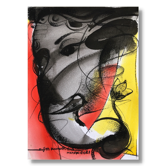 Ganesha-51 - SUJITH KUMAR GS MANDYA Art Studio Gallery (SKGSM Art Studio Gallery)
