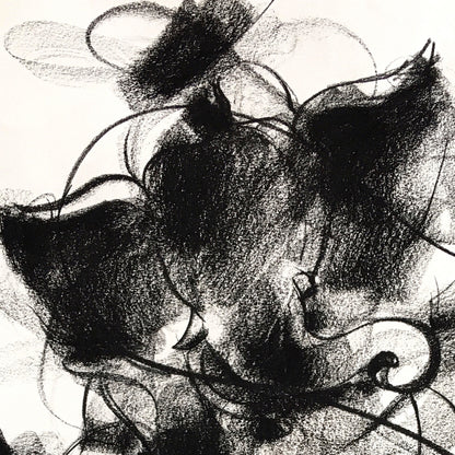 Charcoal Ganesha-1 - SUJITH KUMAR GS MANDYA Art Studio Gallery (SKGSM Art Studio Gallery)