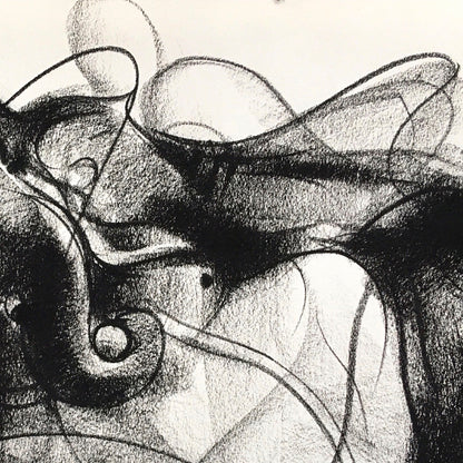 Charcoal Ganesha-3 - SUJITH KUMAR GS MANDYA Art Studio Gallery (SKGSM Art Studio Gallery)