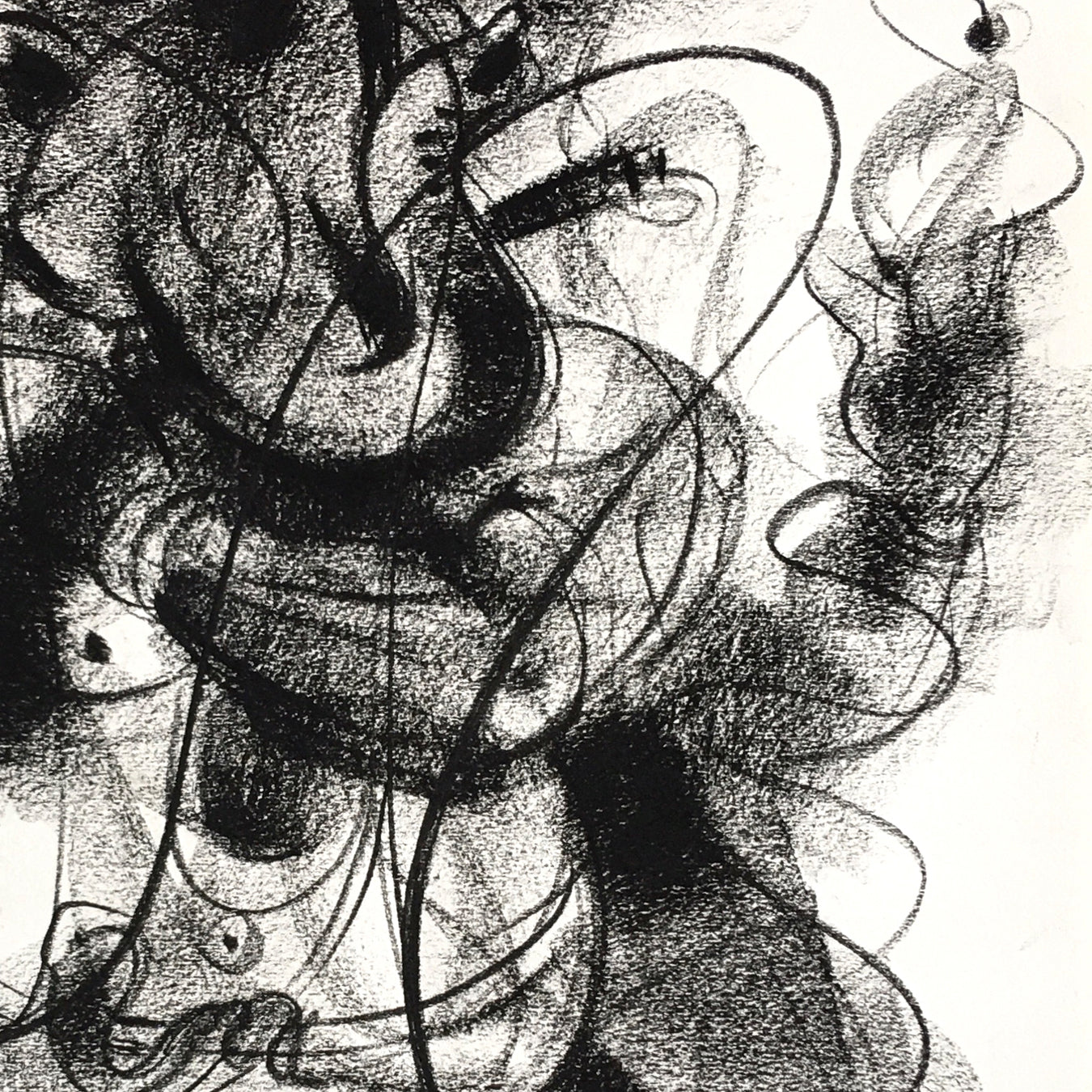 Charcoal Ganesha-8 - SUJITH KUMAR GS MANDYA Art Studio Gallery (SKGSM Art Studio Gallery)