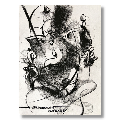 Ganesha-213 - SUJITH KUMAR GS MANDYA Art Studio Gallery (SKGSM Art Studio Gallery)