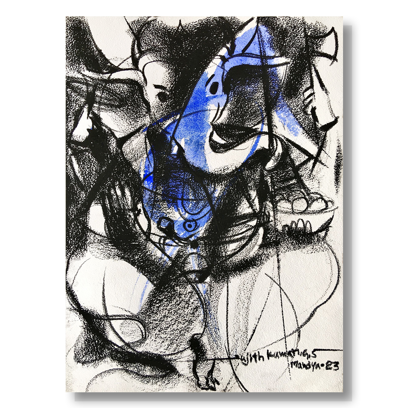 Ganesha-215 - SUJITH KUMAR GS MANDYA Art Studio Gallery (SKGSM Art Studio Gallery)