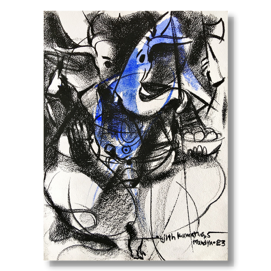 Ganesha-215 - SUJITH KUMAR GS MANDYA Art Studio Gallery (SKGSM Art Studio Gallery)