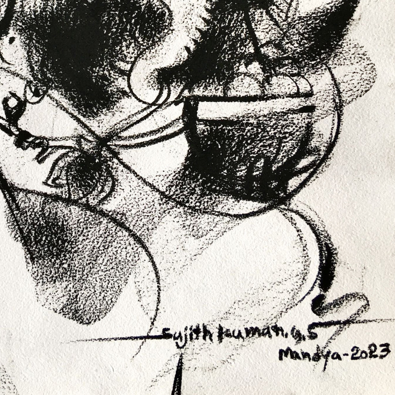 Ganesha-211 - SUJITH KUMAR GS MANDYA Art Studio Gallery (SKGSM Art Studio Gallery)