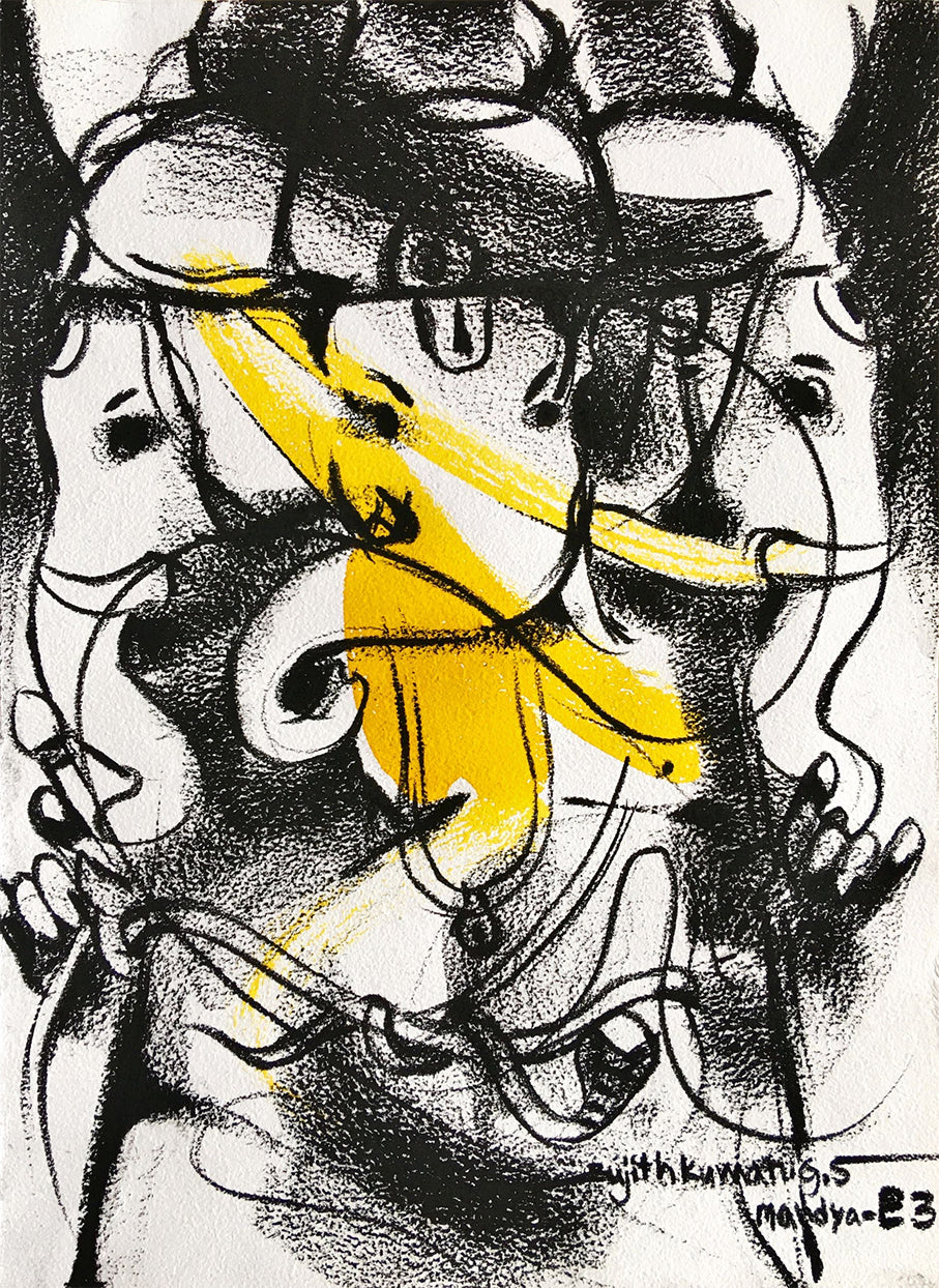 Ganesha-216 - SUJITH KUMAR GS MANDYA Art Studio Gallery (SKGSM Art Studio Gallery)