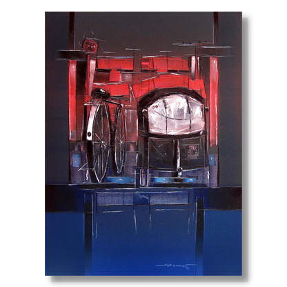 Traffic Control-03 - SUJITH KUMAR GS MANDYA Art Studio Gallery (SKGSM Art Studio Gallery)