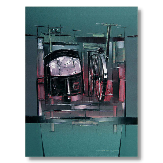 Traffic Control-04 - SUJITH KUMAR GS MANDYA Art Studio Gallery (SKGSM Art Studio Gallery)