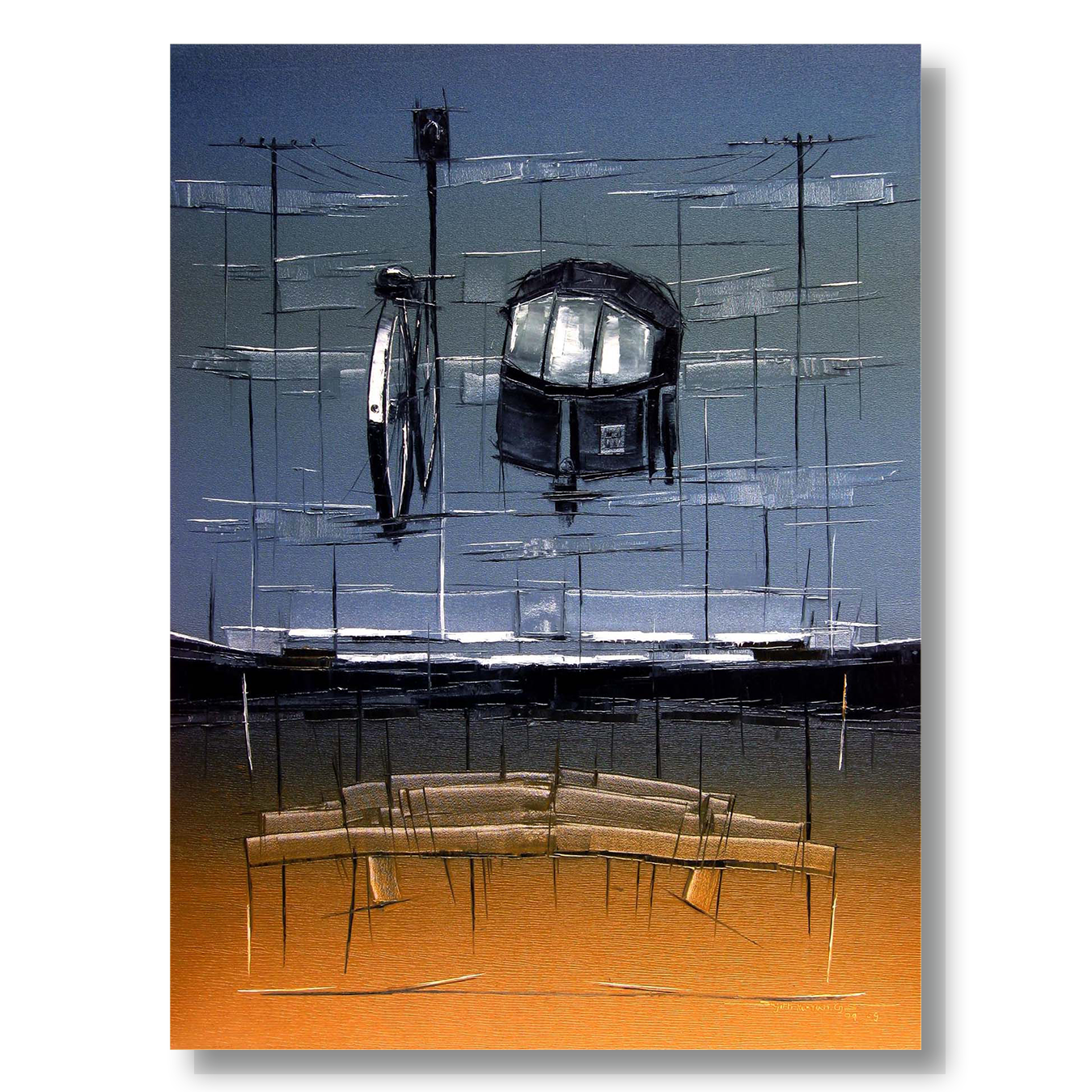 Traffic Control-05 - SUJITH KUMAR GS MANDYA Art Studio Gallery (SKGSM Art Studio Gallery)