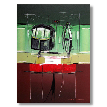 Traffic Control-07 - SUJITH KUMAR GS MANDYA Art Studio Gallery (SKGSM Art Studio Gallery)