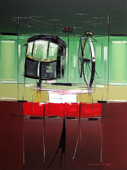 Traffic Control-07 - SUJITH KUMAR GS MANDYA Art Studio Gallery (SKGSM Art Studio Gallery)