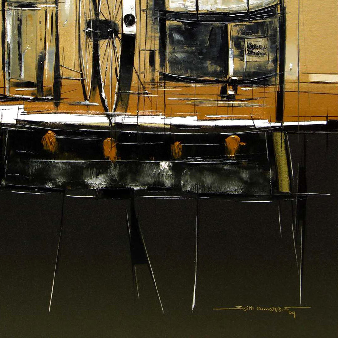 Traffic Control-08 - SUJITH KUMAR GS MANDYA Art Studio Gallery (SKGSM Art Studio Gallery)