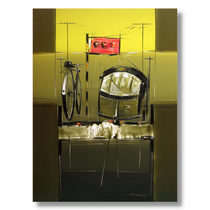 Traffic Control-09 - SUJITH KUMAR GS MANDYA Art Studio Gallery (SKGSM Art Studio Gallery)