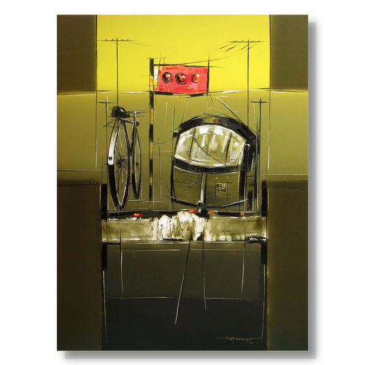 Traffic Control-09 - SUJITH KUMAR GS MANDYA Art Studio Gallery (SKGSM Art Studio Gallery)