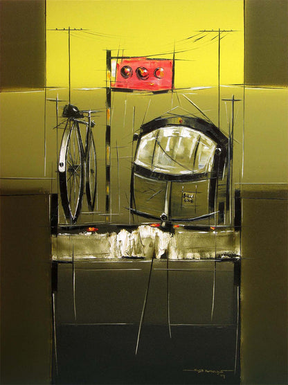 Traffic Control-09 - SUJITH KUMAR GS MANDYA Art Studio Gallery (SKGSM Art Studio Gallery)
