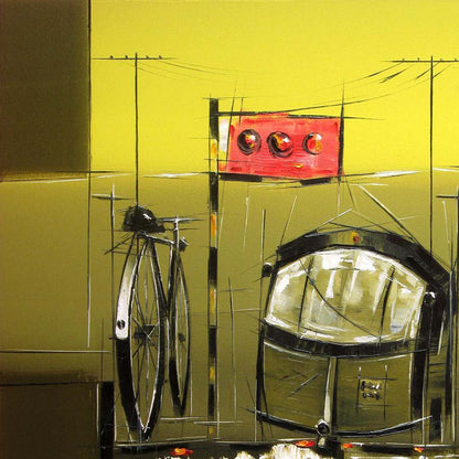 Traffic Control-09 - SUJITH KUMAR GS MANDYA Art Studio Gallery (SKGSM Art Studio Gallery)