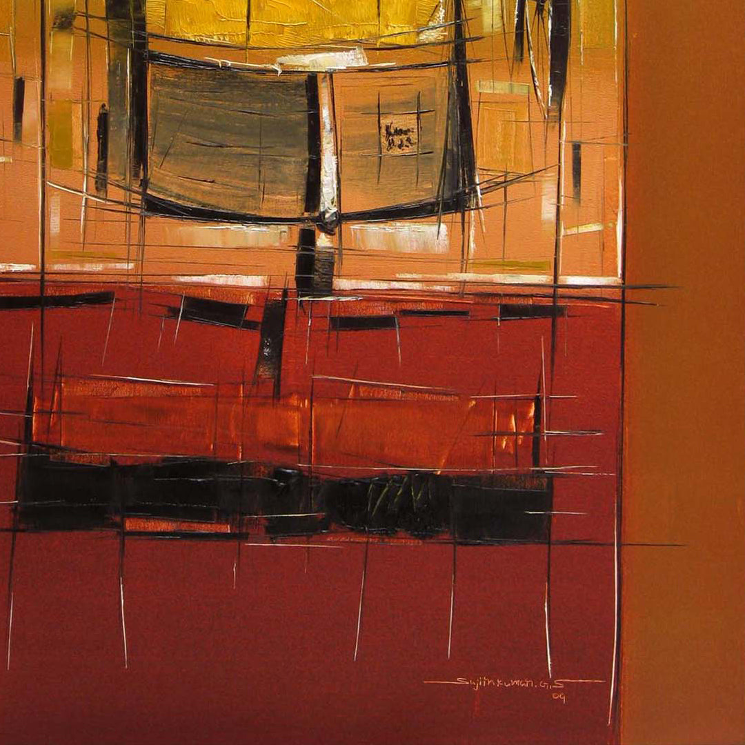 Traffic Control-10 - SUJITH KUMAR GS MANDYA Art Studio Gallery (SKGSM Art Studio Gallery)