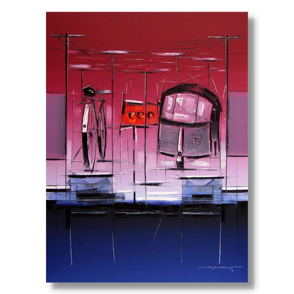 Traffic Control-11 - SUJITH KUMAR GS MANDYA Art Studio Gallery (SKGSM Art Studio Gallery)