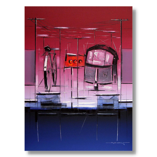Traffic Control-11 - SUJITH KUMAR GS MANDYA Art Studio Gallery (SKGSM Art Studio Gallery)