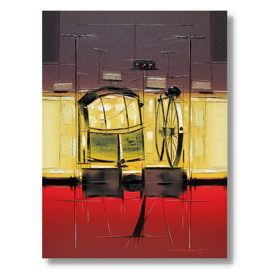 Traffic Control-13 - SUJITH KUMAR GS MANDYA Art Studio Gallery (SKGSM Art Studio Gallery)
