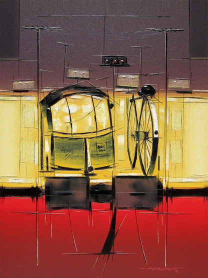 Traffic Control-13 - SUJITH KUMAR GS MANDYA Art Studio Gallery (SKGSM Art Studio Gallery)
