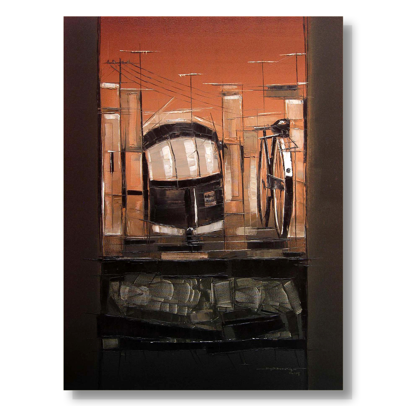 Traffic Control-14 - SUJITH KUMAR GS MANDYA Art Studio Gallery (SKGSM Art Studio Gallery)