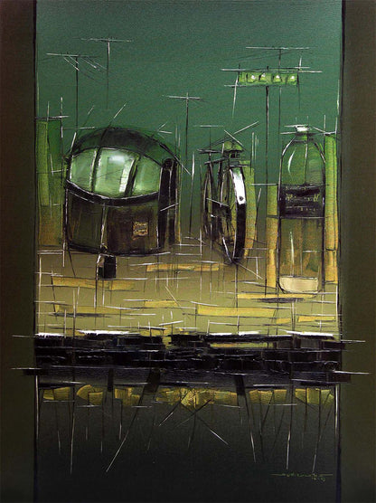 Traffic Control-19 - SUJITH KUMAR GS MANDYA Art Studio Gallery (SKGSM Art Studio Gallery)