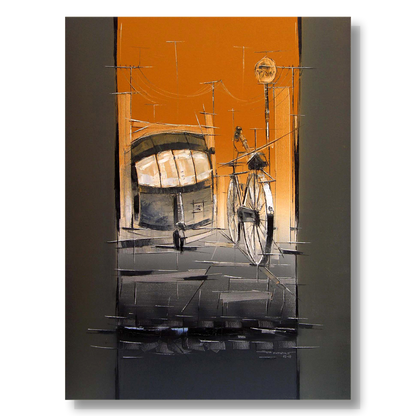 Traffic Control-22 - SUJITH KUMAR GS MANDYA Art Studio Gallery (SKGSM Art Studio Gallery)