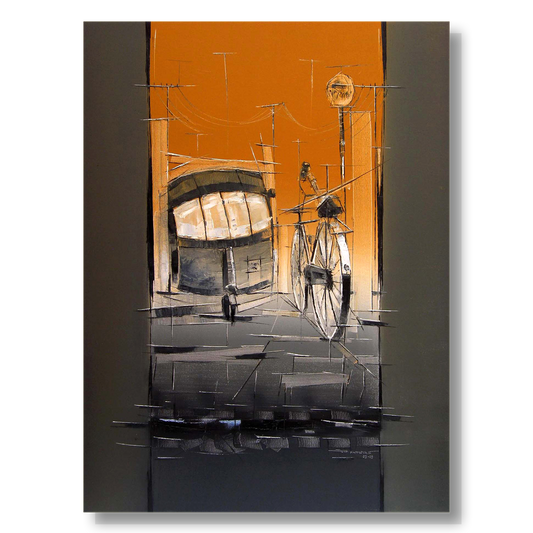 Traffic Control-22 - SUJITH KUMAR GS MANDYA Art Studio Gallery (SKGSM Art Studio Gallery)