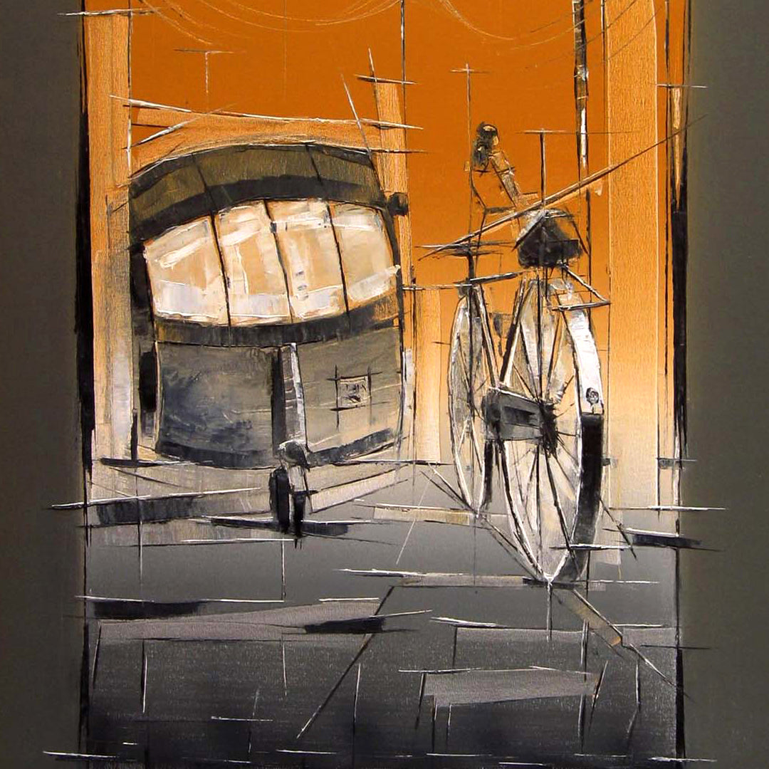 Traffic Control-22 - SUJITH KUMAR GS MANDYA Art Studio Gallery (SKGSM Art Studio Gallery)